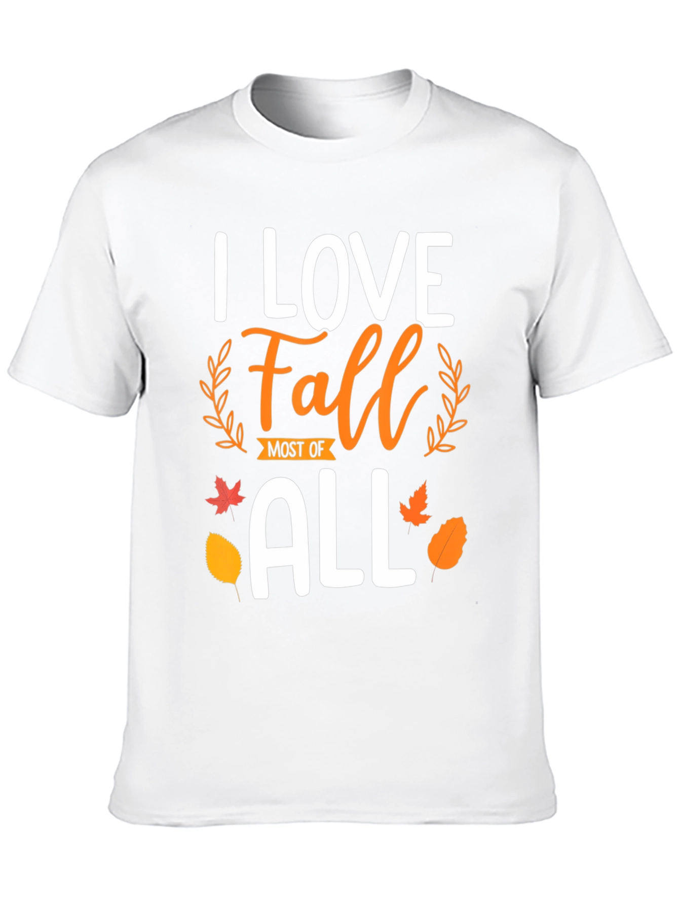 I Love Fall Most of All T-Shirt