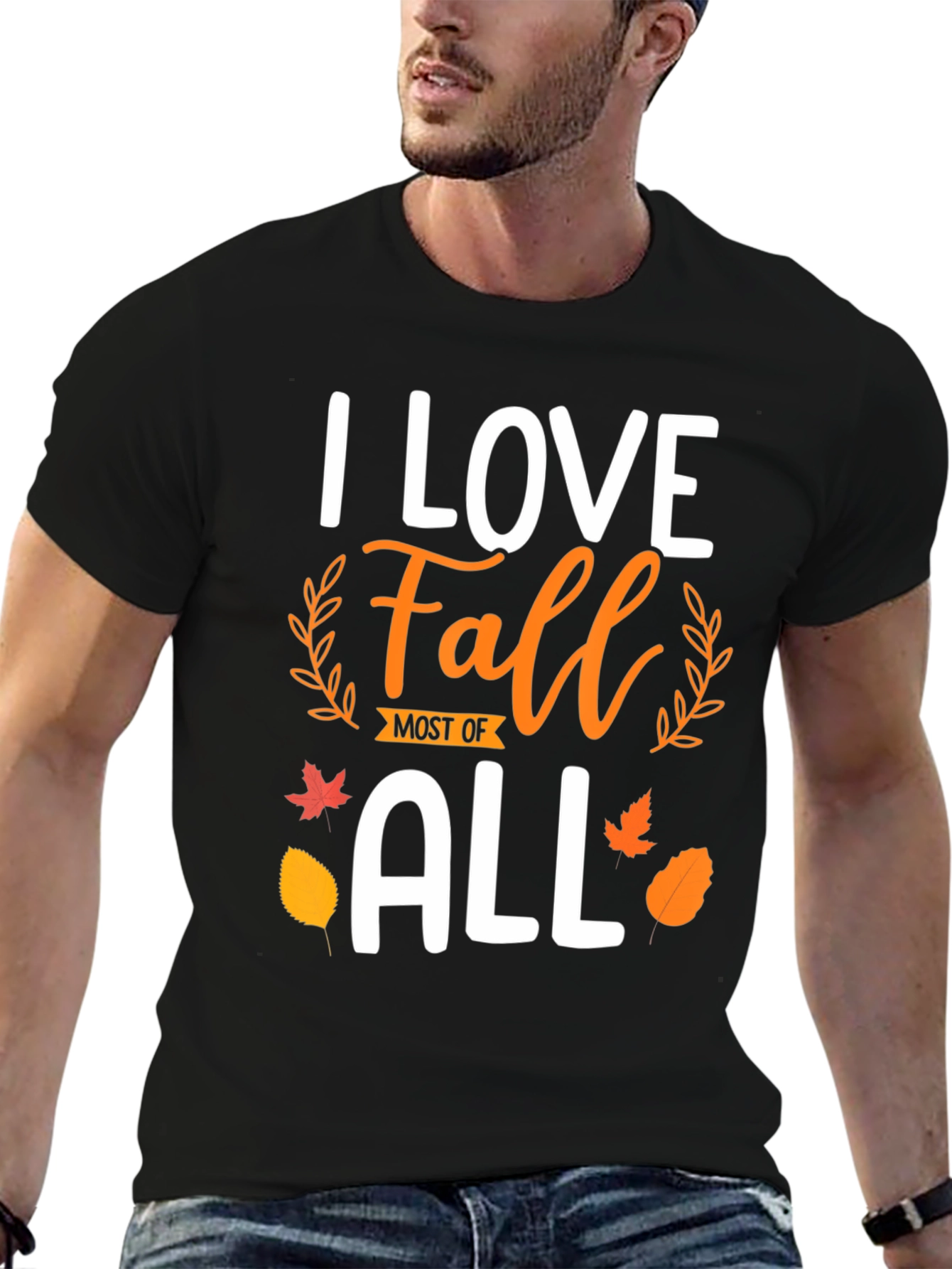 I Love Fall Most of All T-Shirt