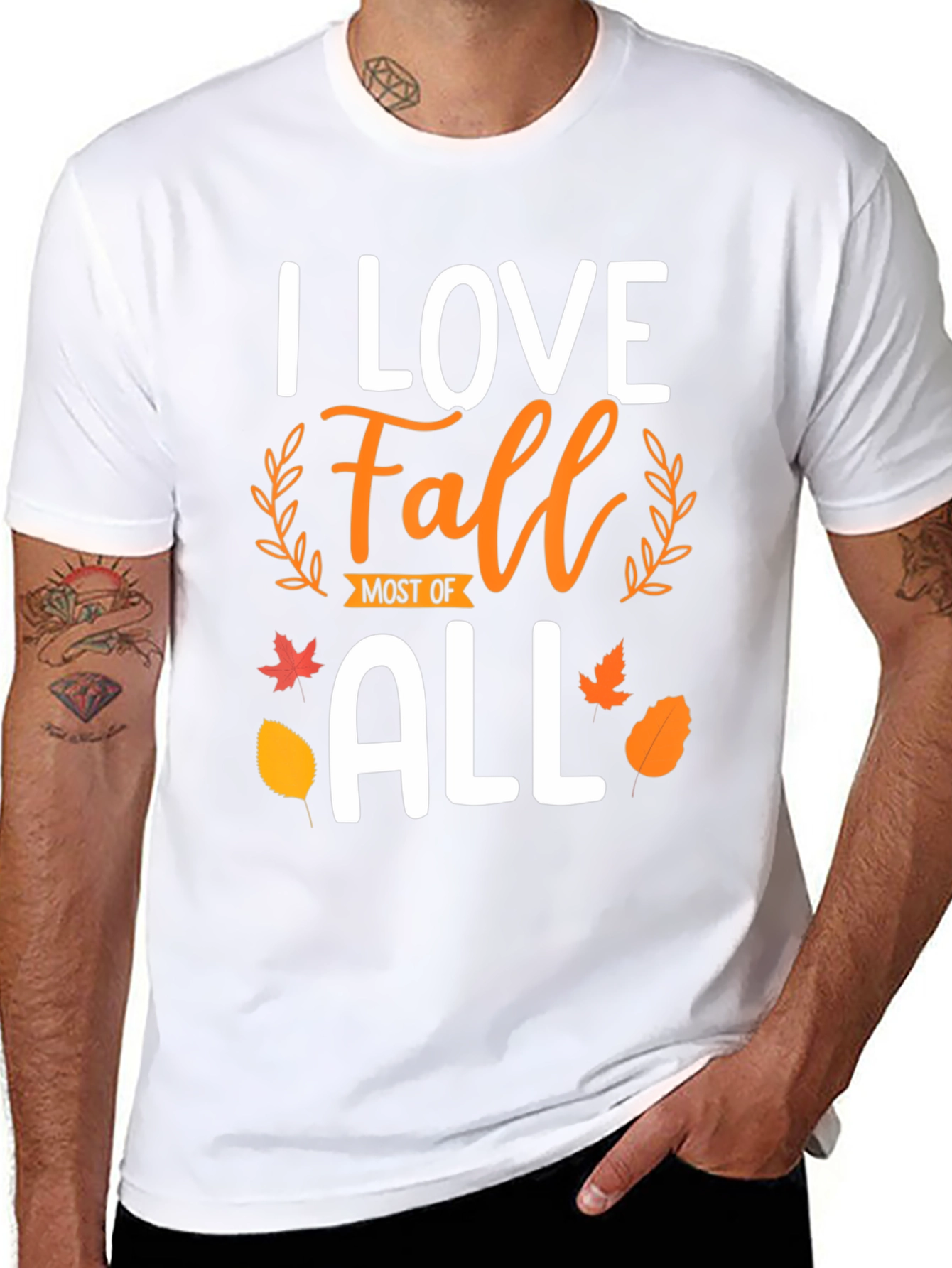I Love Fall Most of All T-Shirt