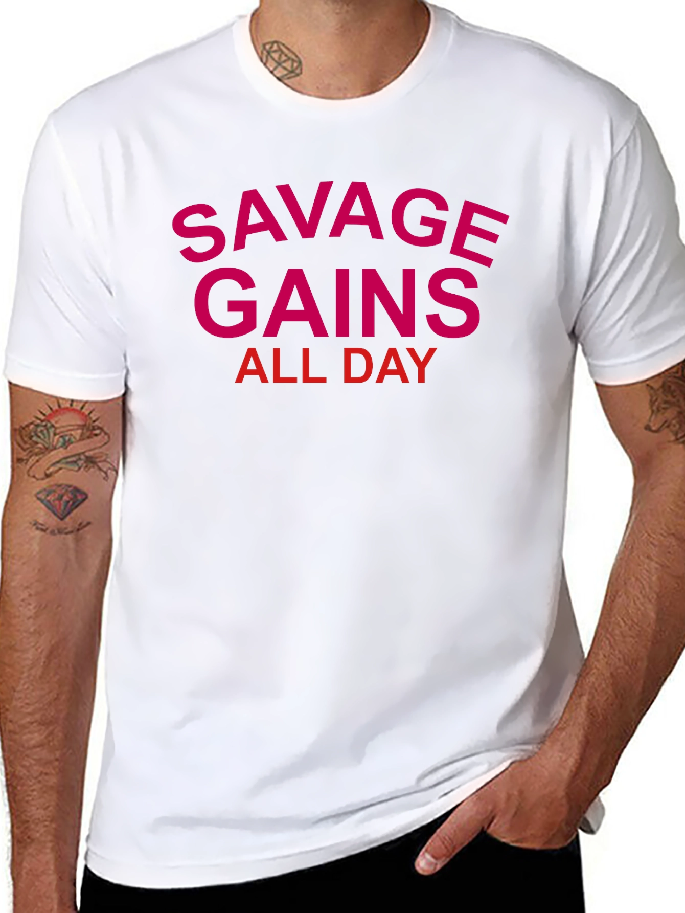 Savage Gains All Day Graphic Tee