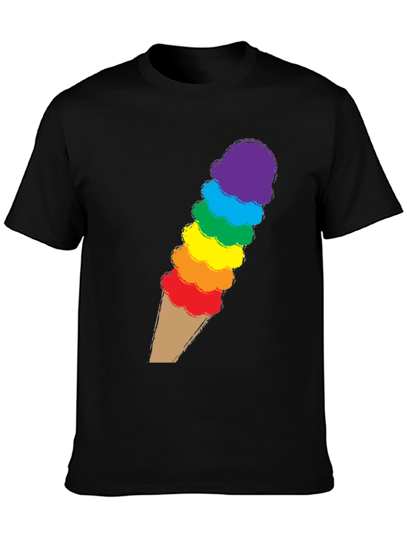 Rainbow Ice Cream T-Shirt