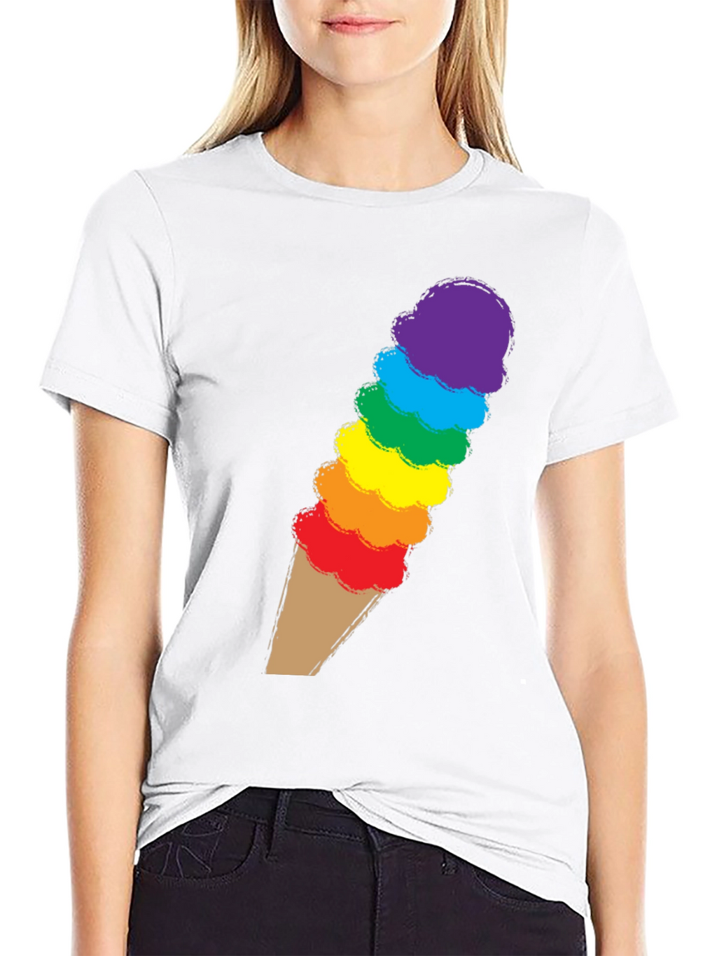 Rainbow Ice Cream T-Shirt