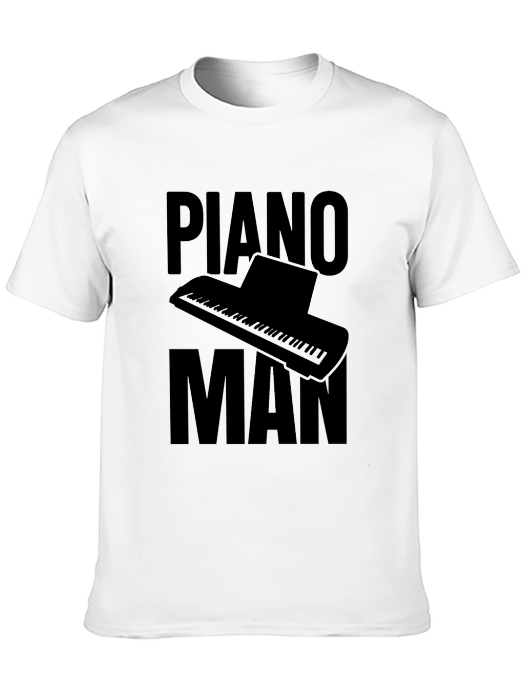 Piano Man Graphic Tee - Music Lovers T-Shirt