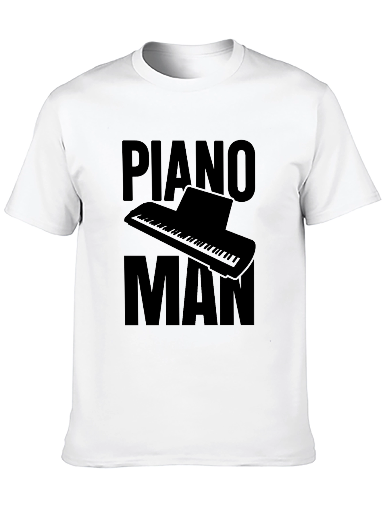 Piano Man Graphic Tee - Music Lovers T-Shirt