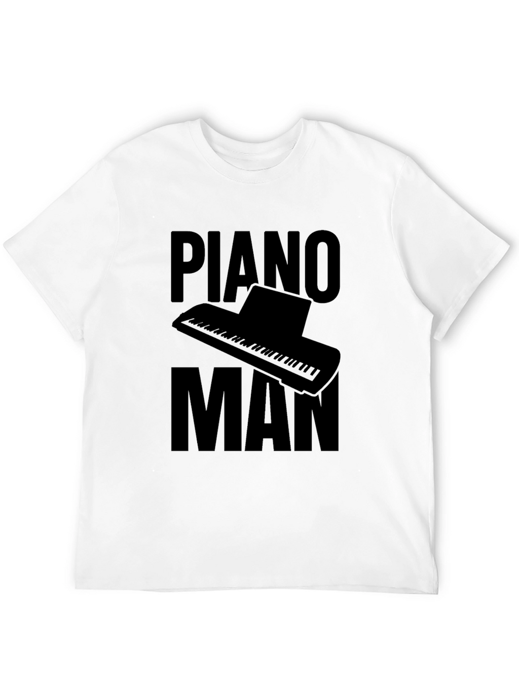 Piano Man Graphic Tee - Music Lovers T-Shirt