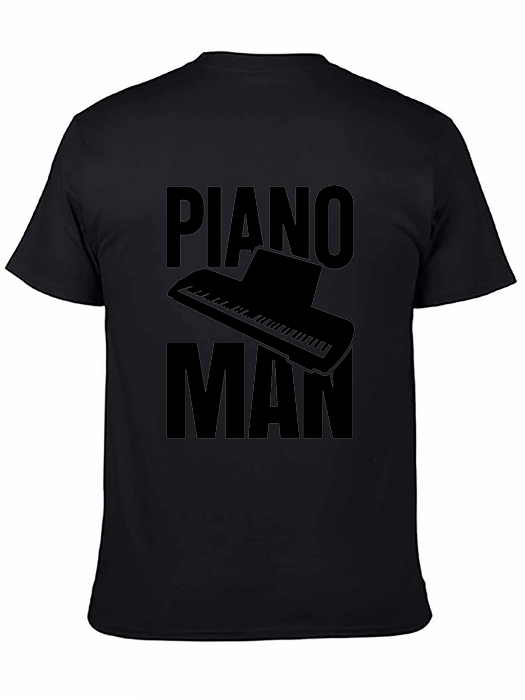 Piano Man Graphic Tee - Music Lovers T-Shirt