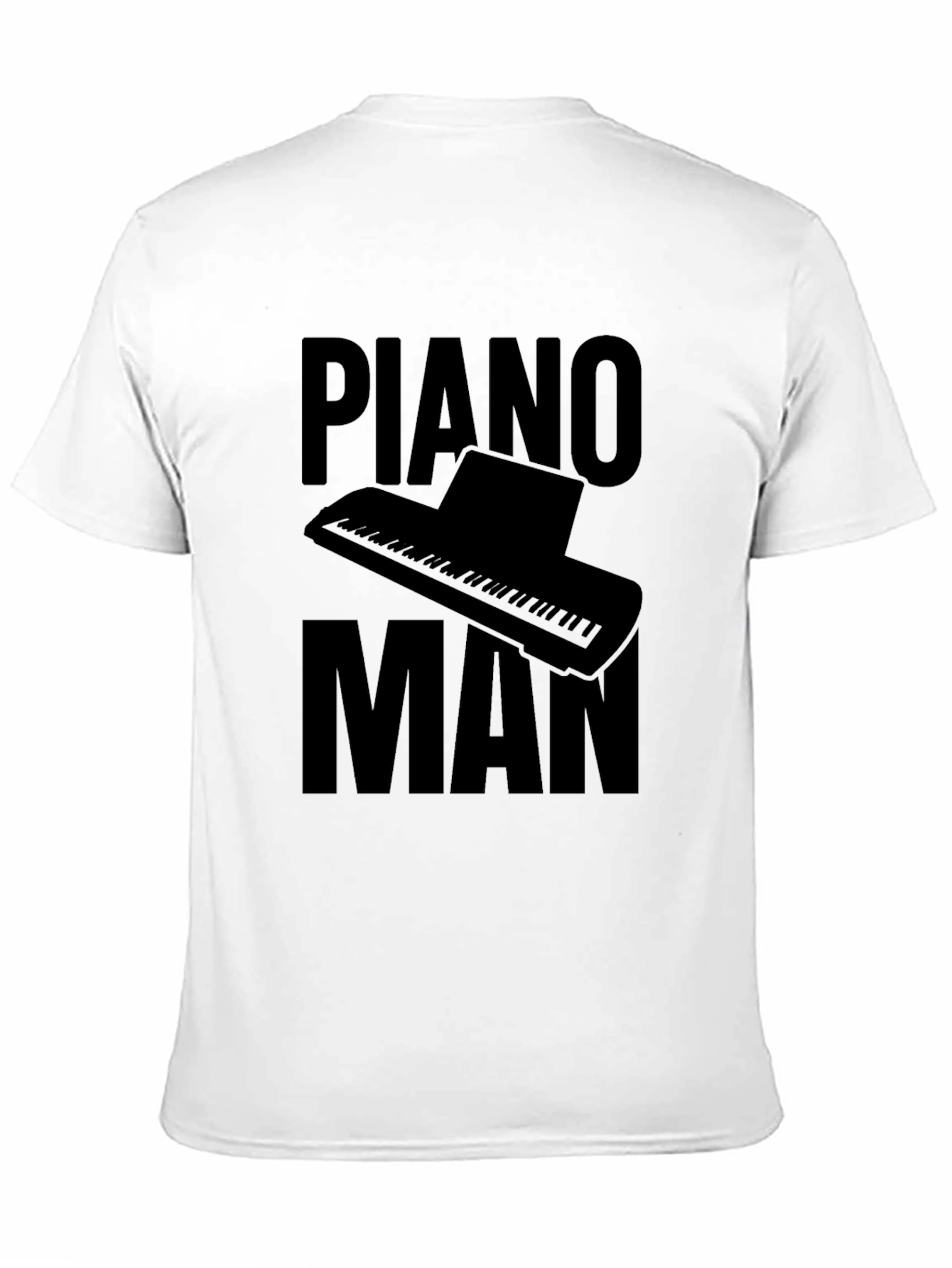 Piano Man Graphic Tee - Music Lovers T-Shirt