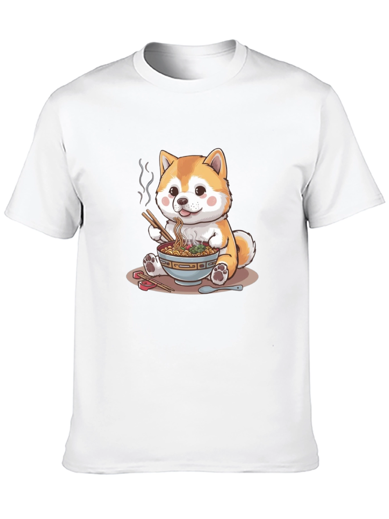 Cute Shiba Inu Ramen T-Shirt