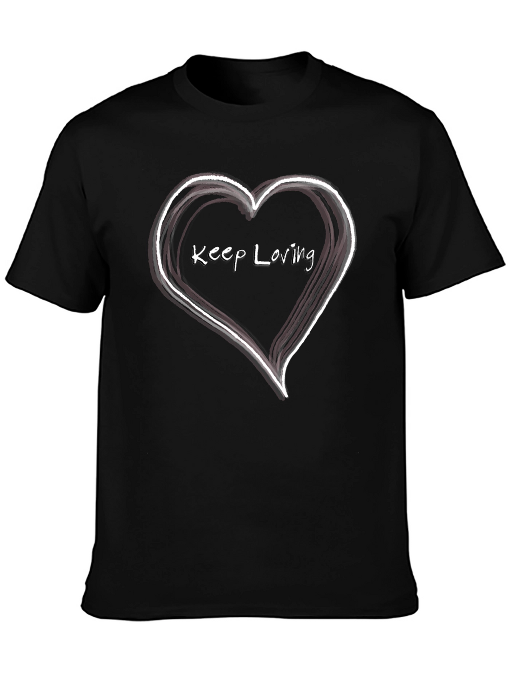 Keep Loving Heart Graphic T-Shirt