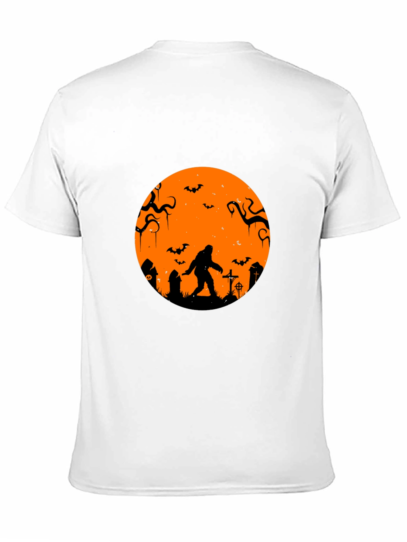 Halloween Bigfoot T-Shirt - Black Tee