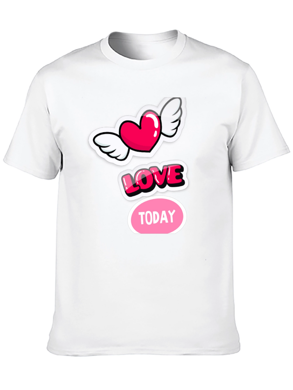 Love Today Graphic Tee - Stylish Black Cotton T-Shirt