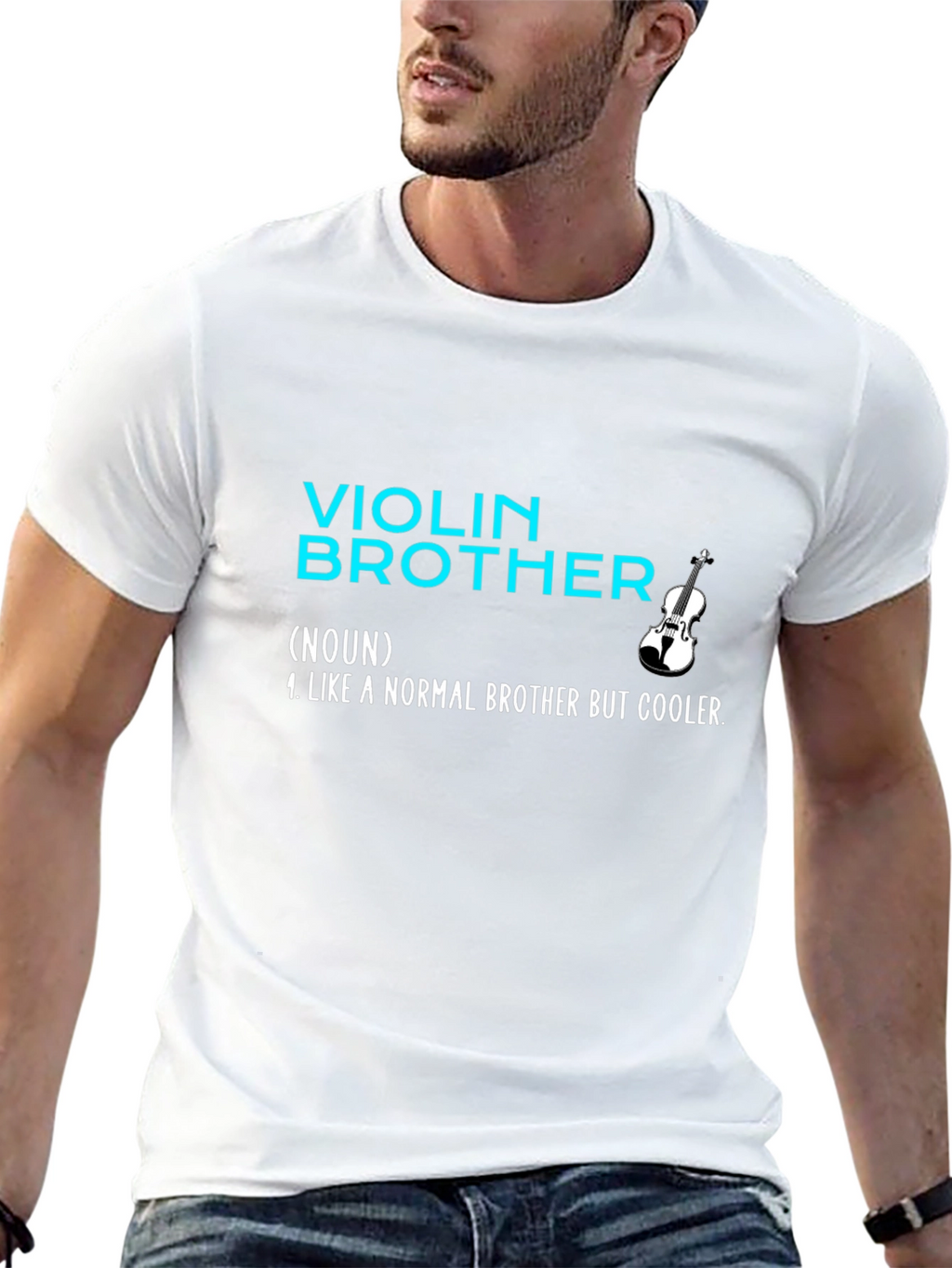 Violin Brother T-Shirt - Cool Musician Tee