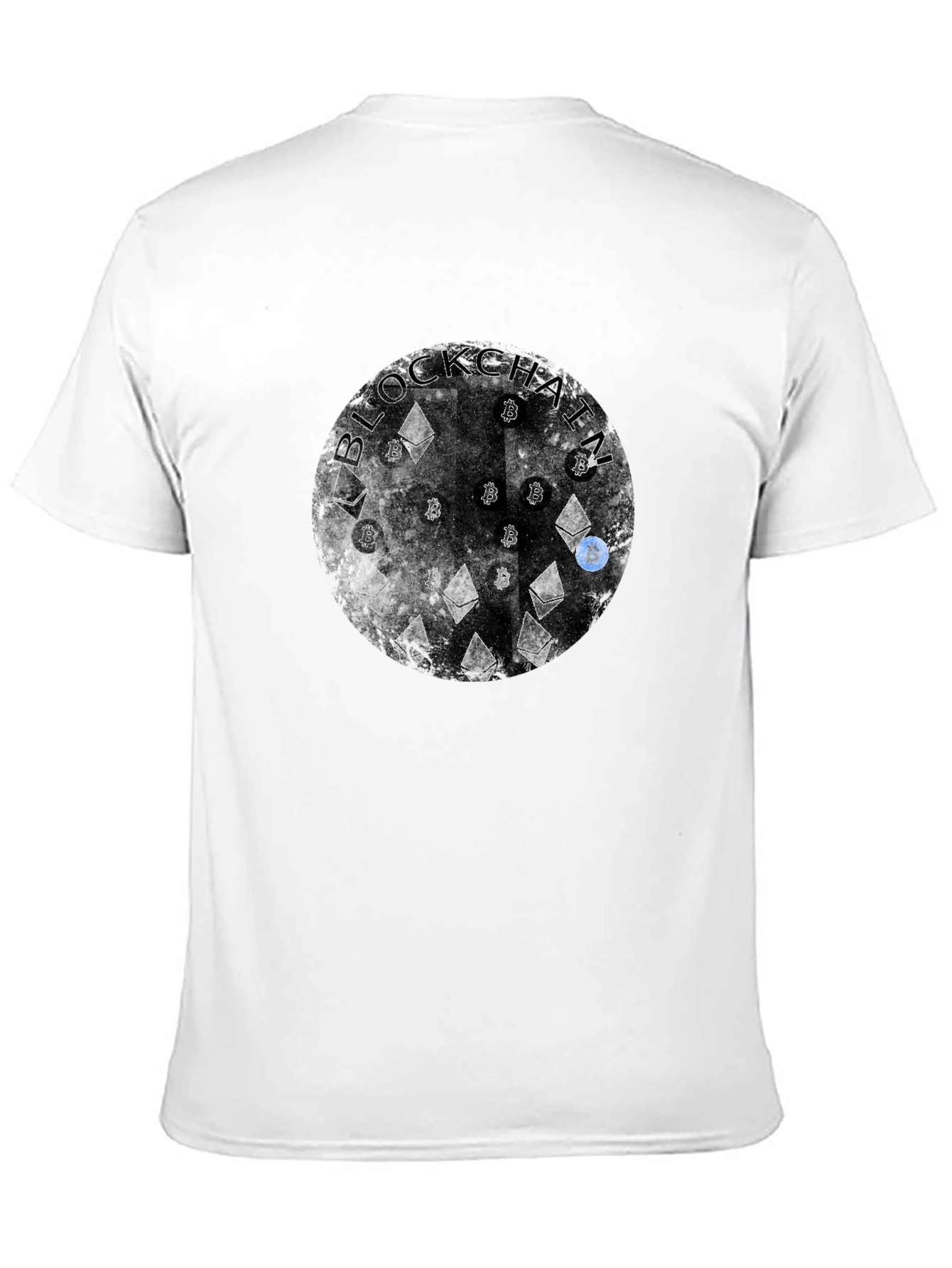 Blockchain Crypto Graphic T-Shirt