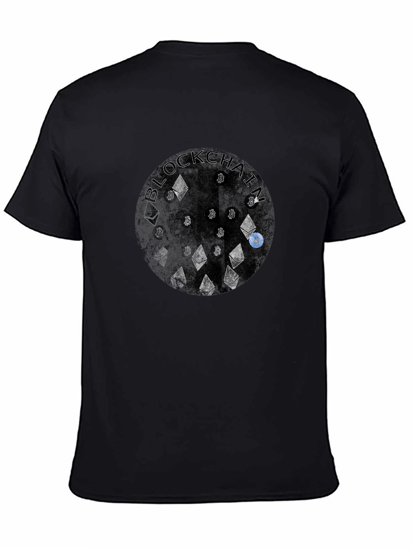 Blockchain Crypto Graphic T-Shirt
