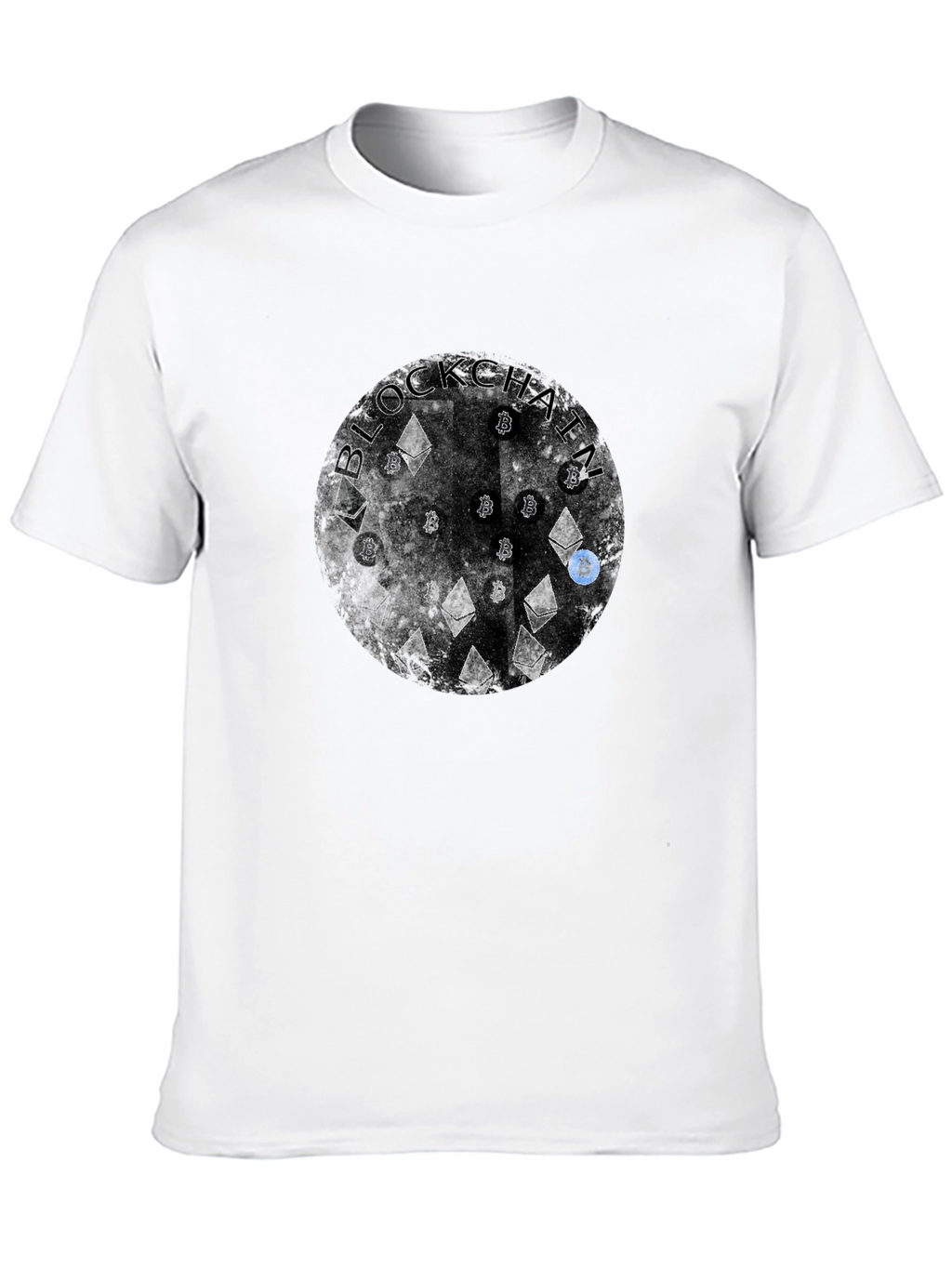 Blockchain Crypto Graphic T-Shirt