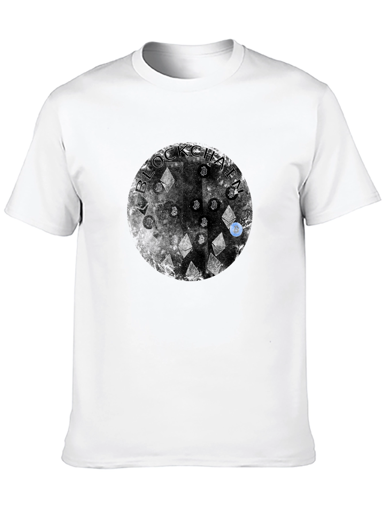 Blockchain Crypto Graphic T-Shirt