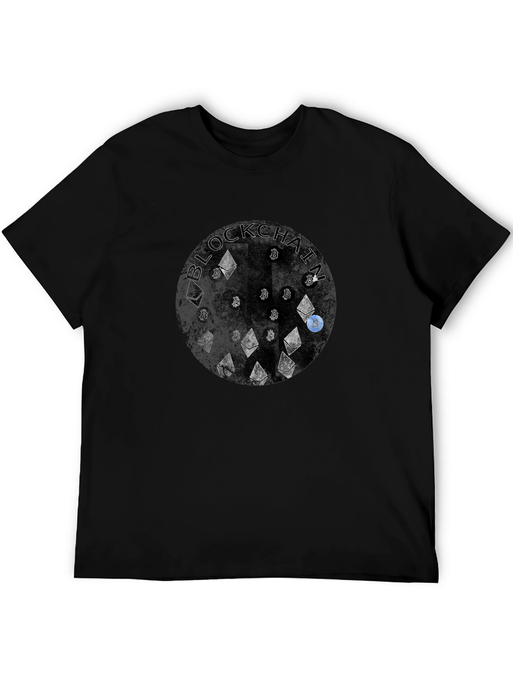 Blockchain Crypto Graphic T-Shirt