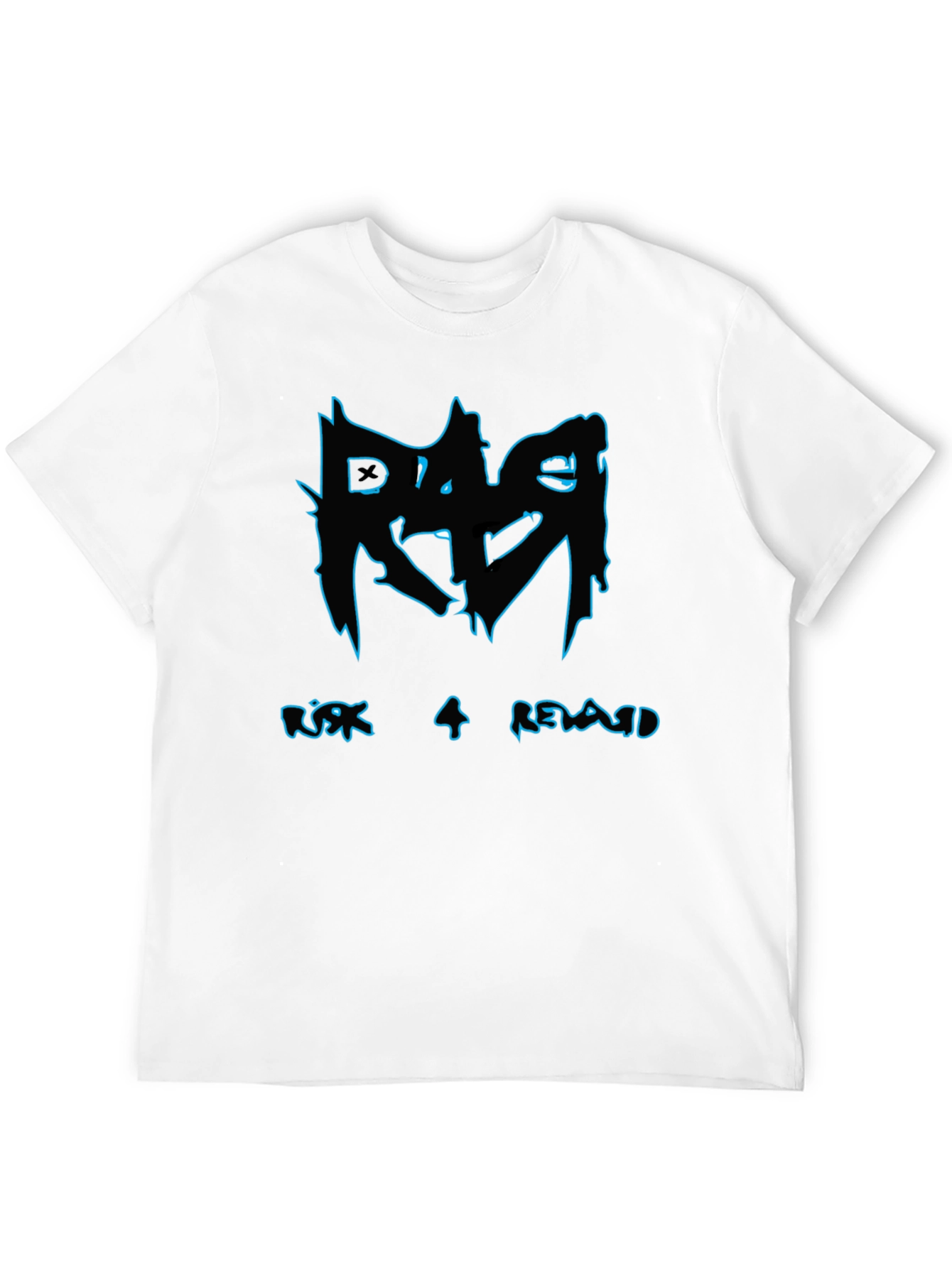 Risk 4 Reward Graphic Print Black T-Shirt