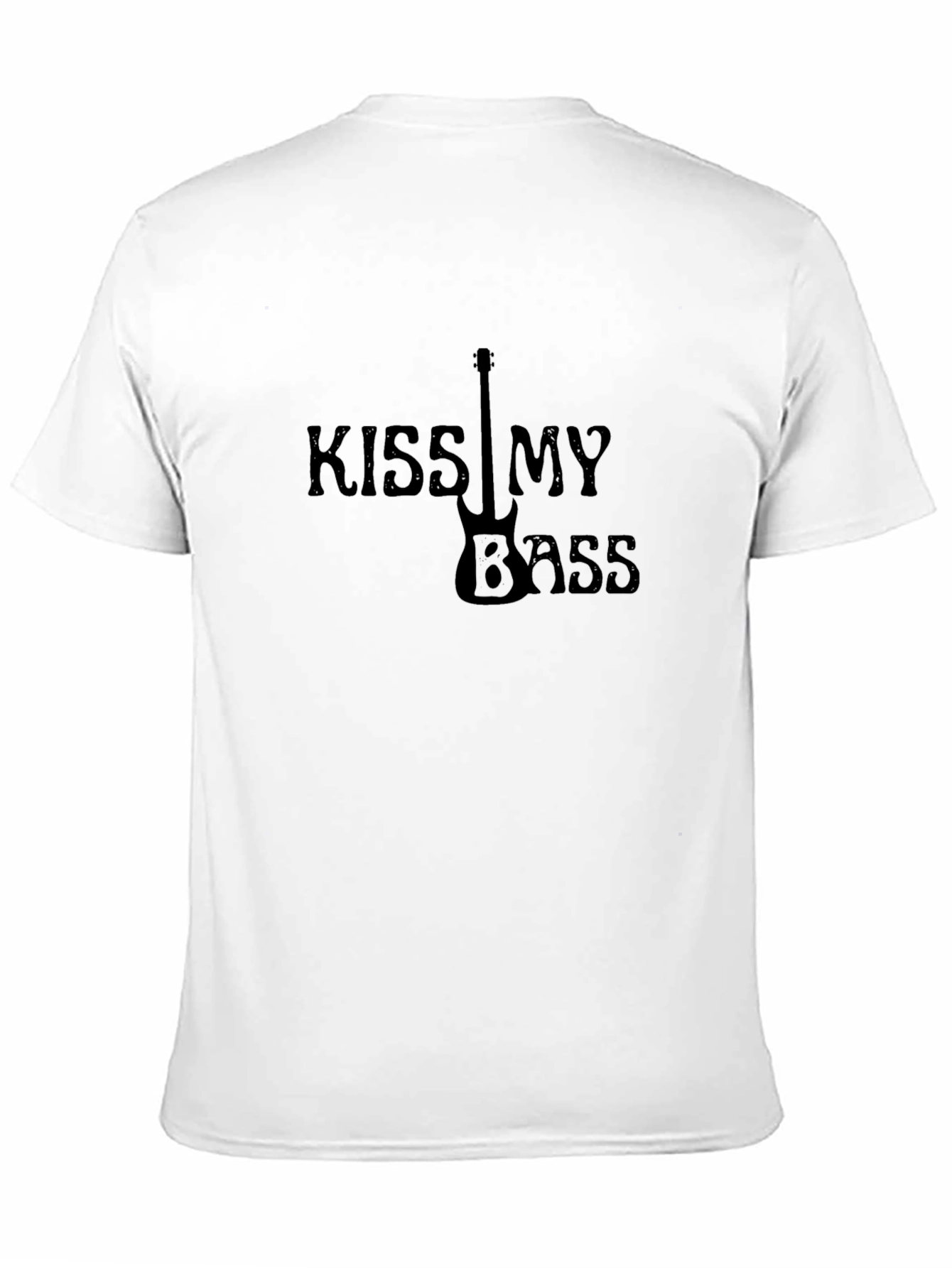 Kiss My Bass Graphic T-Shirt - Black