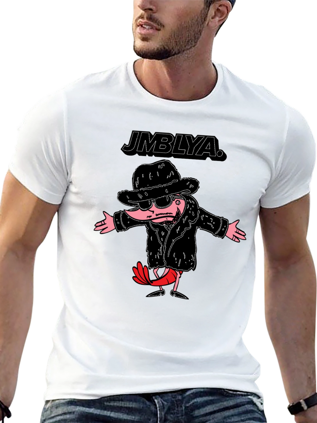 JMBLYA Graphic T-Shirt - Quirky Cartoon Tee