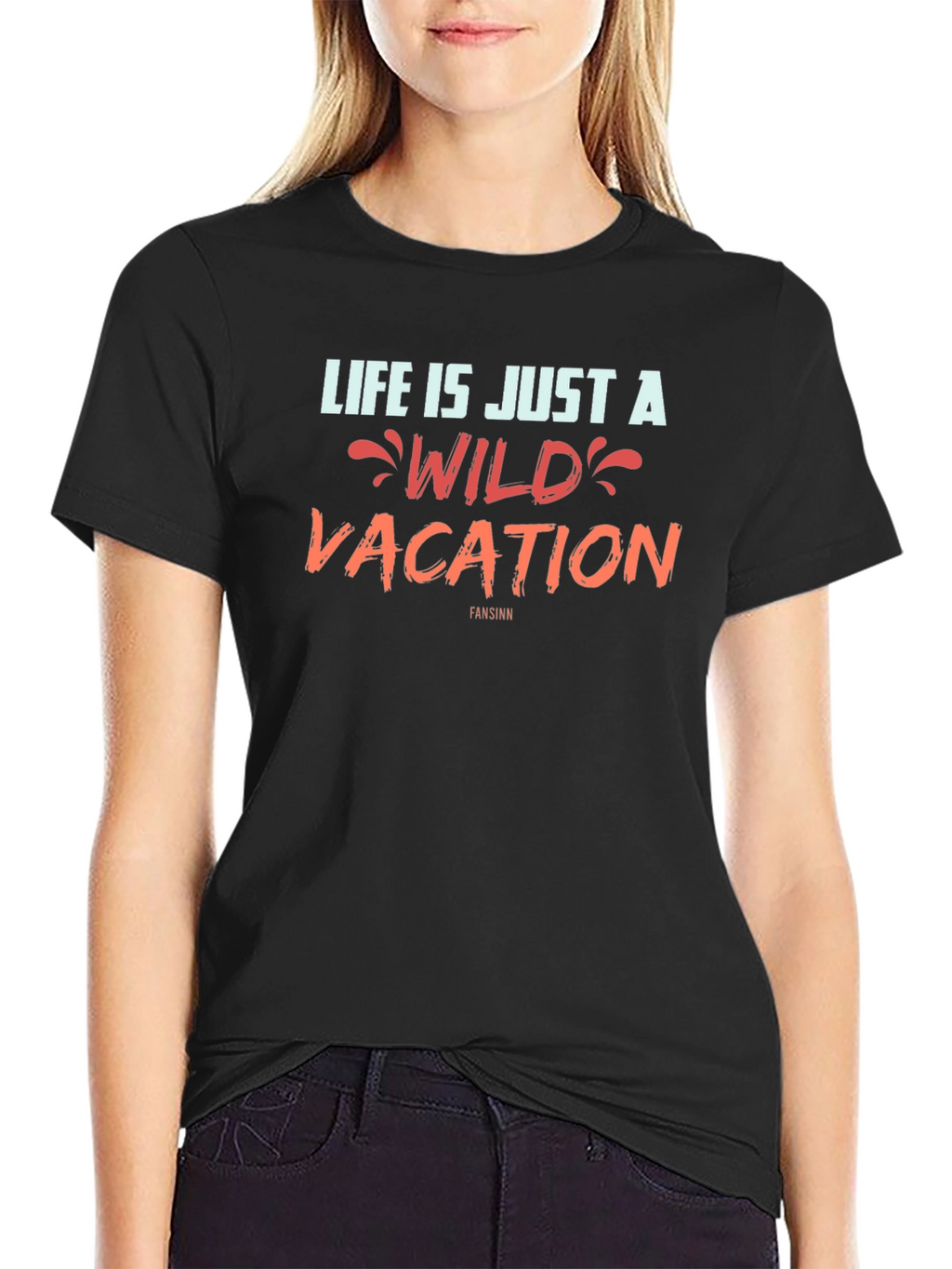 Life Is A Wild Vacation Graphic T-Shirt