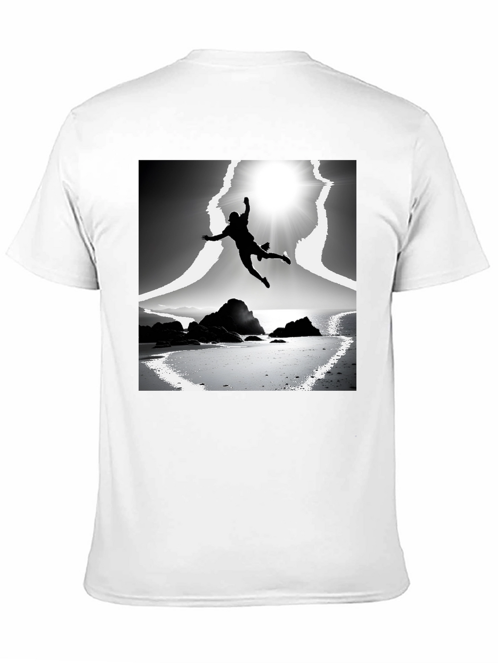 Stylish Black T-Shirt with Graphic Print