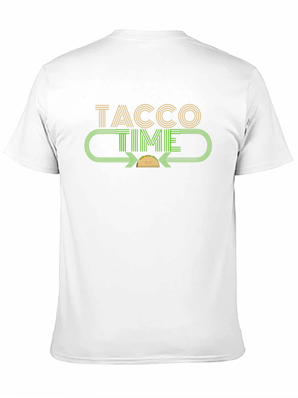 Tacco Time Black Graphic T-Shirt - Fun Foodie Tee