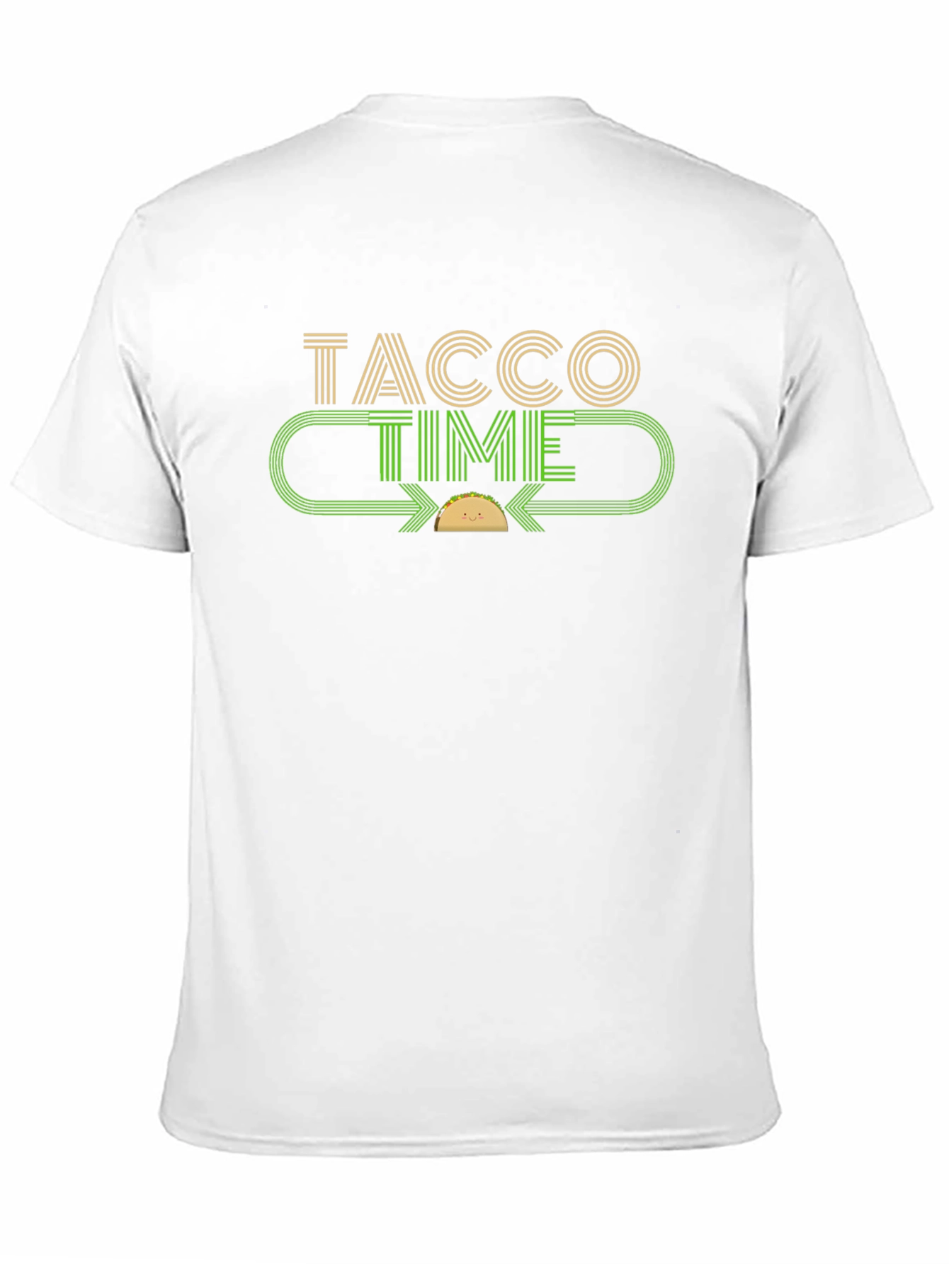 Tacco Time Black Graphic T-Shirt - Fun Foodie Tee