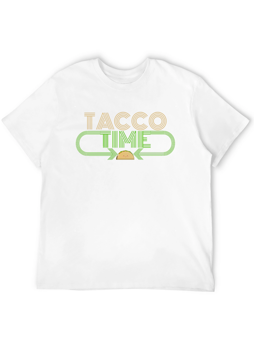 Tacco Time Black Graphic T-Shirt - Fun Foodie Tee