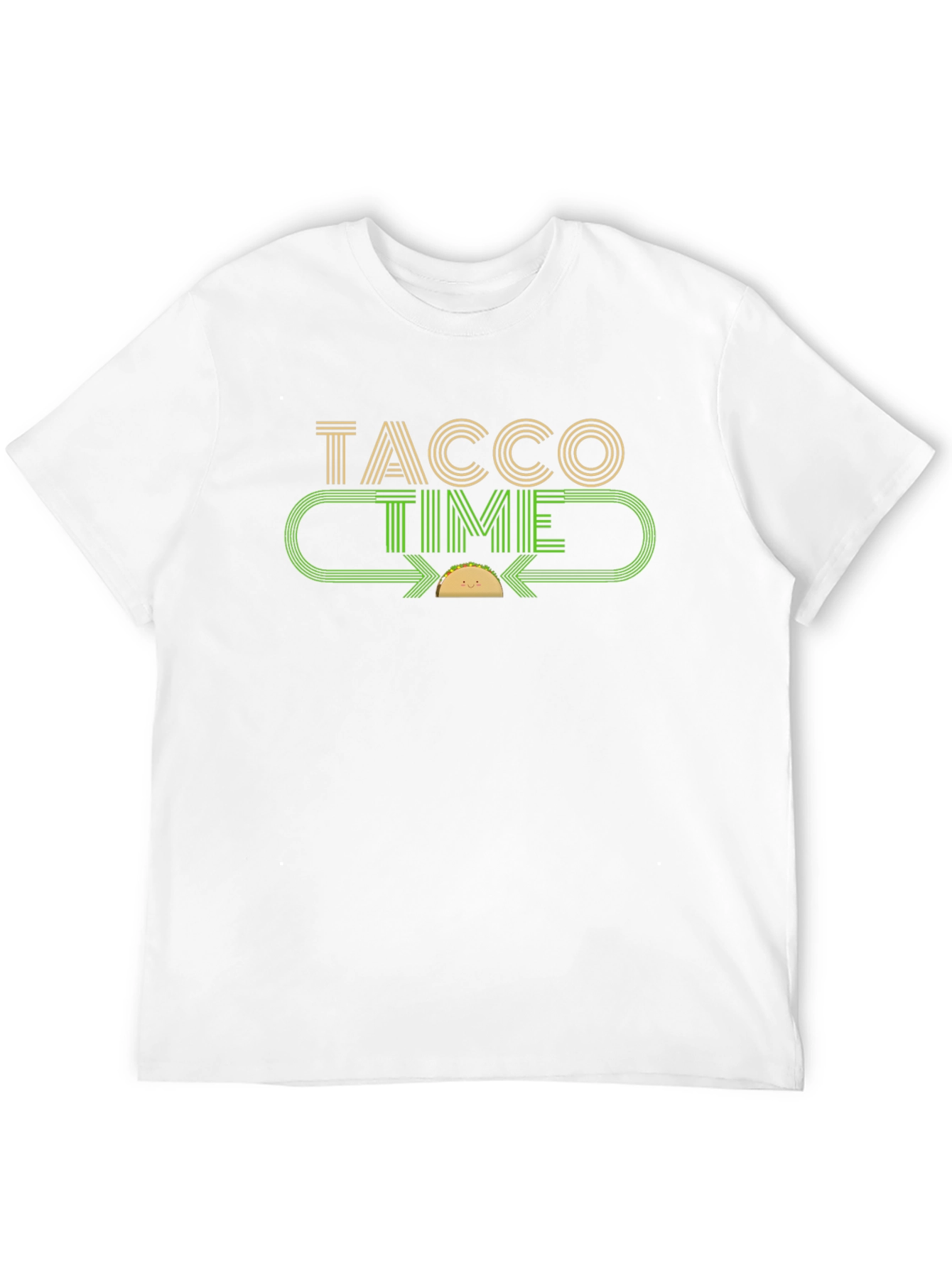 Tacco Time Black Graphic T-Shirt - Fun Foodie Tee