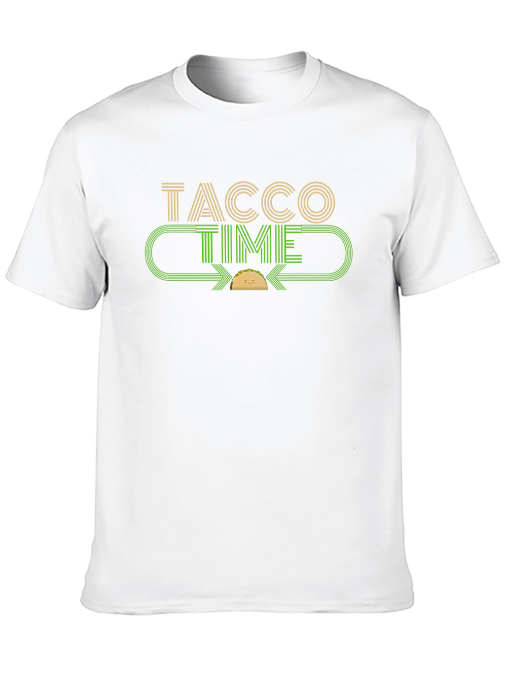 Tacco Time Black Graphic T-Shirt - Fun Foodie Tee