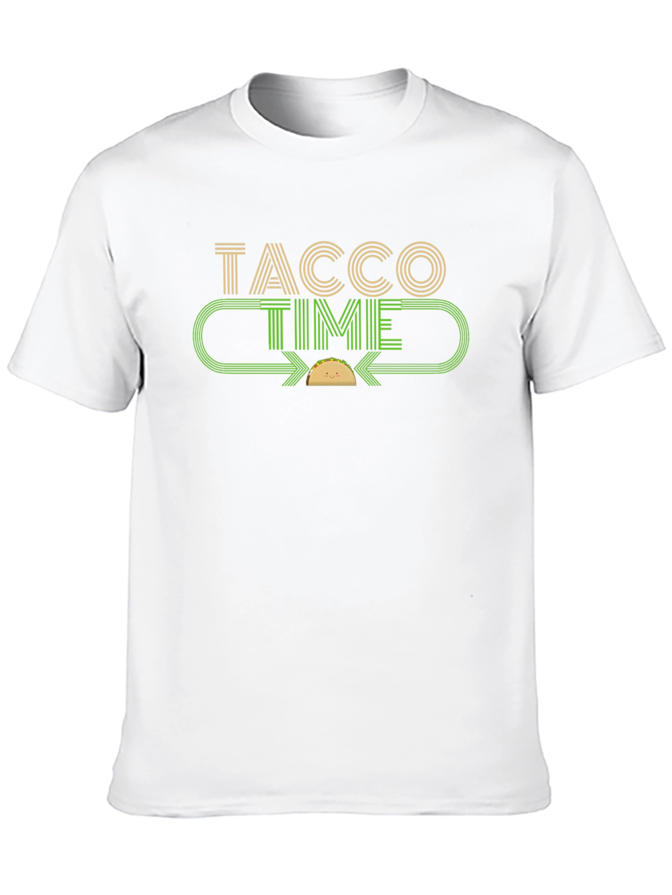 Tacco Time Black Graphic T-Shirt - Fun Foodie Tee