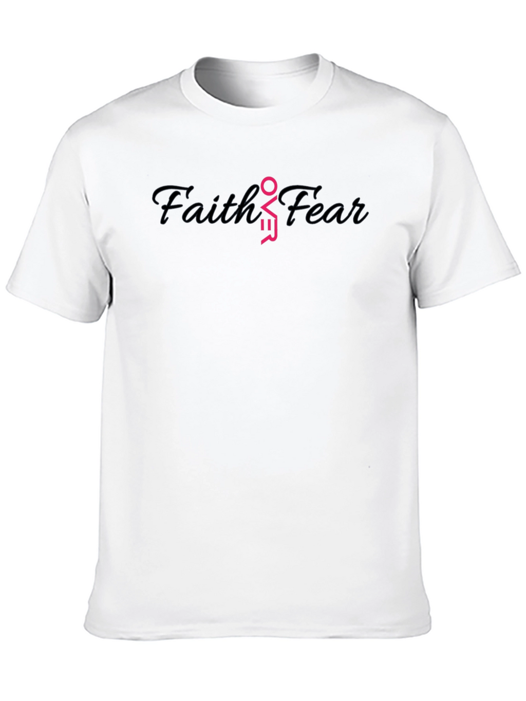 Faith Over Fear Black T-Shirt