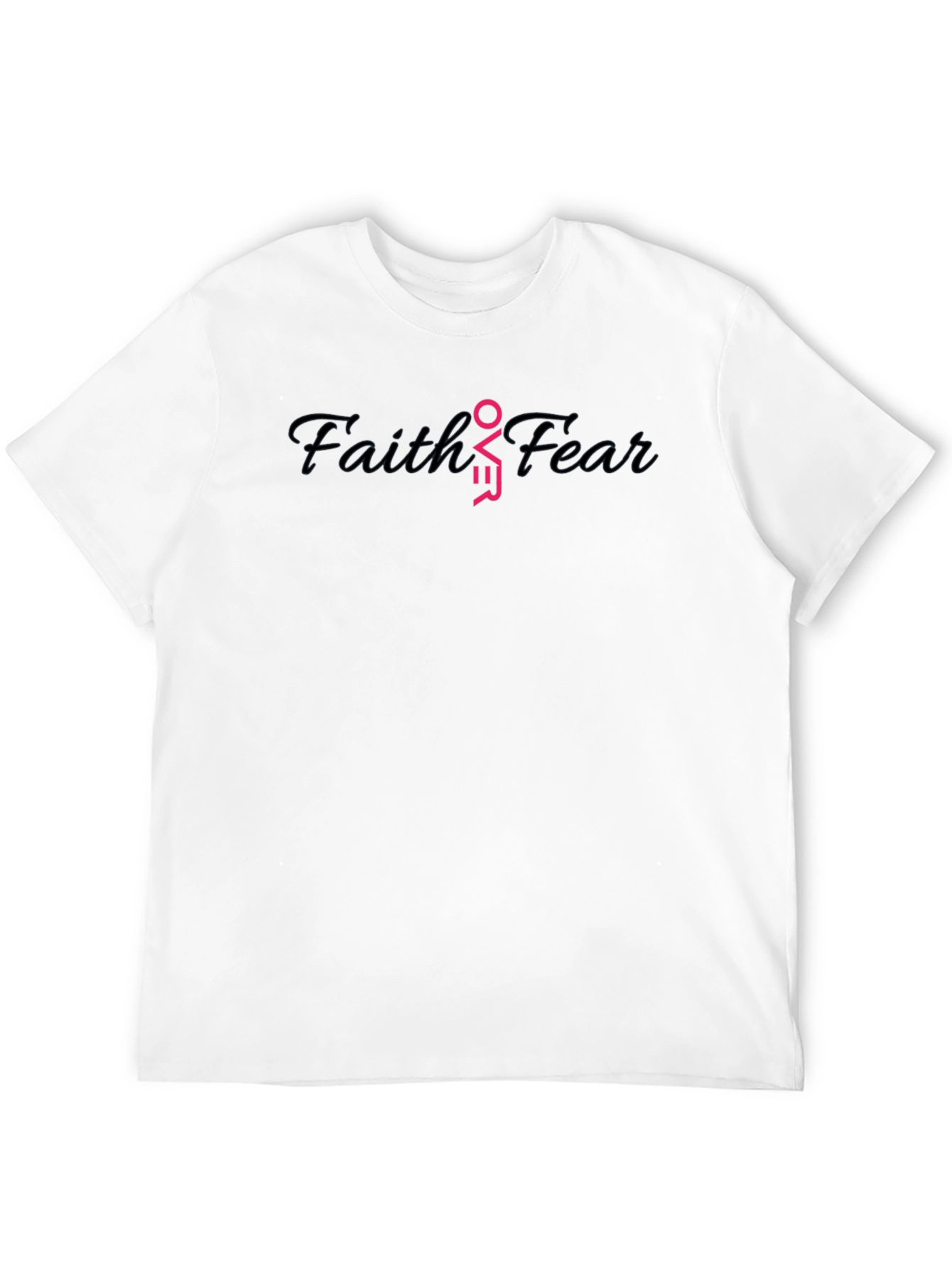 Faith Over Fear Black T-Shirt
