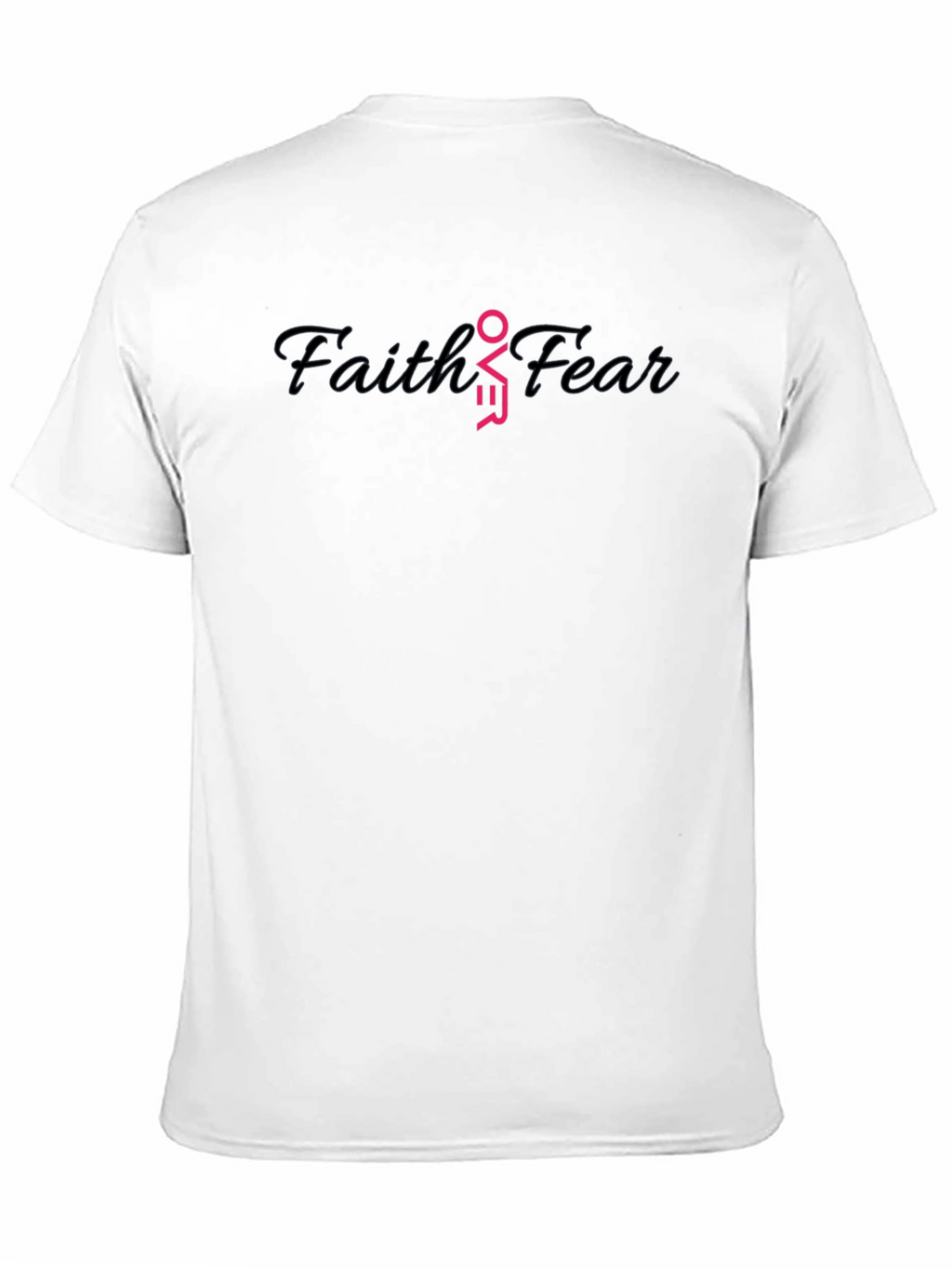 Faith Over Fear Black T-Shirt