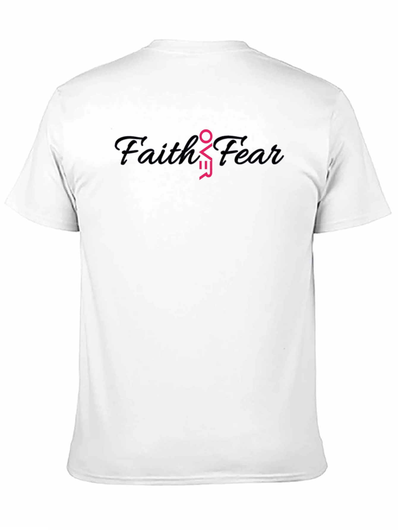 Faith Over Fear Black T-Shirt