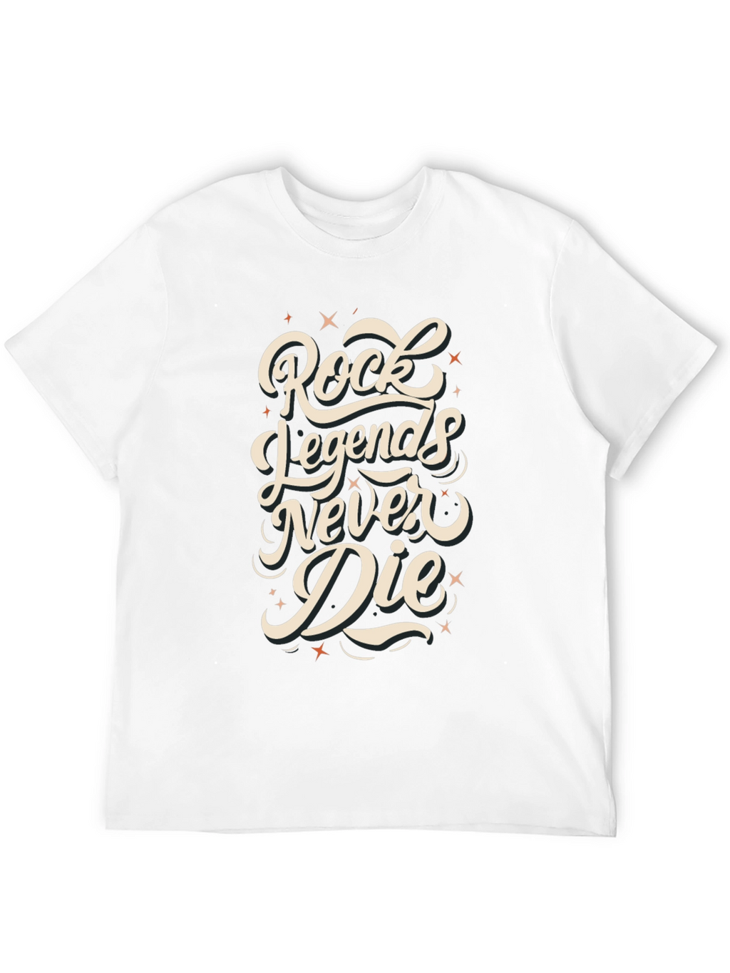 Rock Legends Never Die Graphic T-Shirt