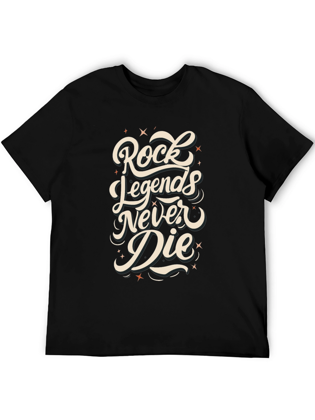 Rock Legends Never Die Graphic T-Shirt