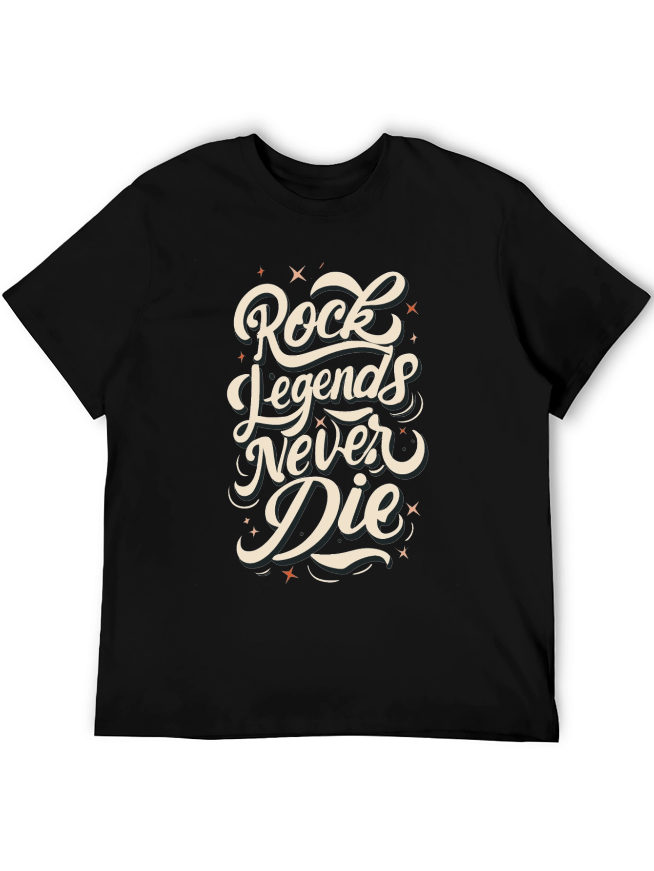 Rock Legends Never Die Graphic T-Shirt