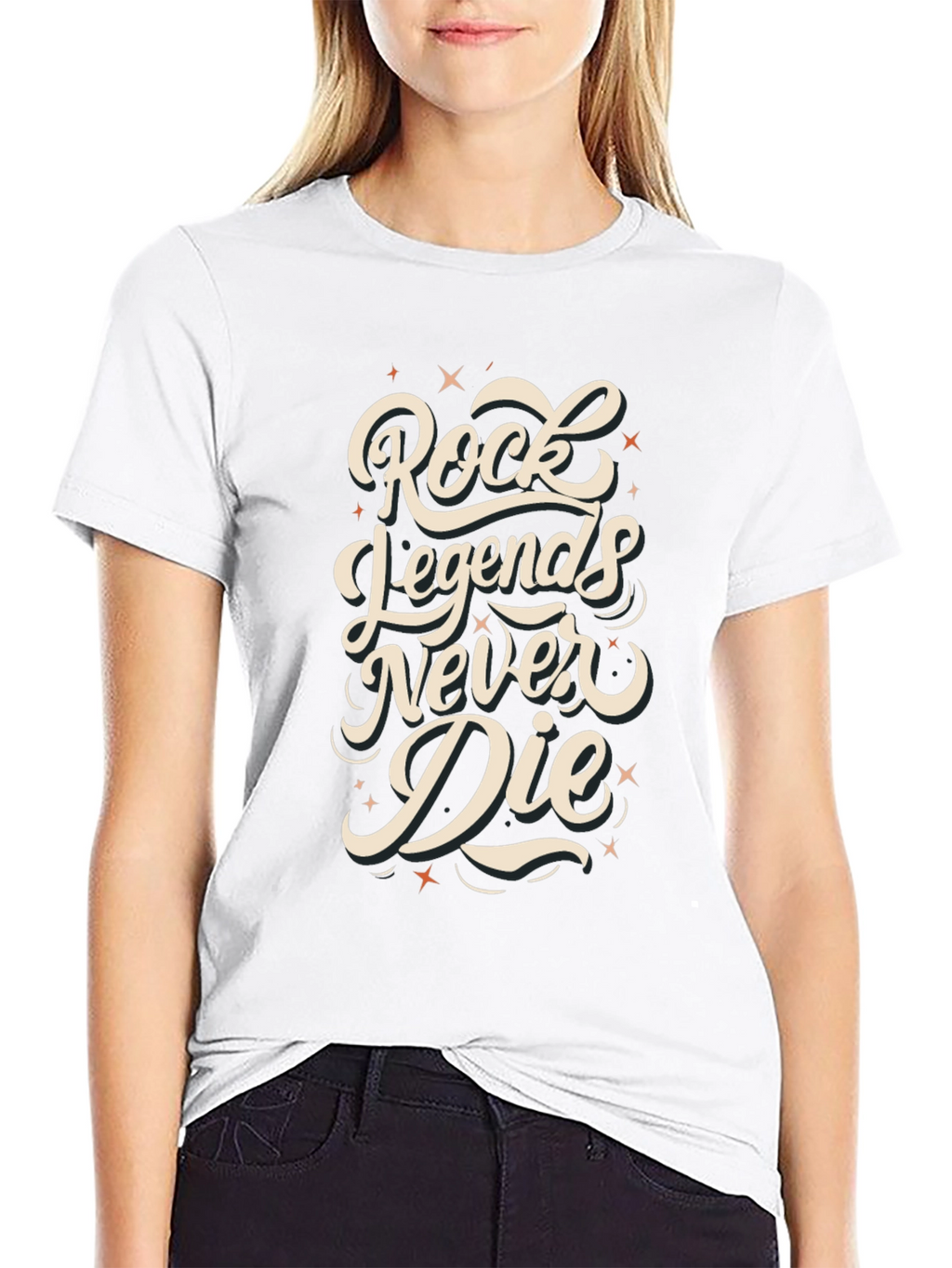 Rock Legends Never Die Graphic T-Shirt