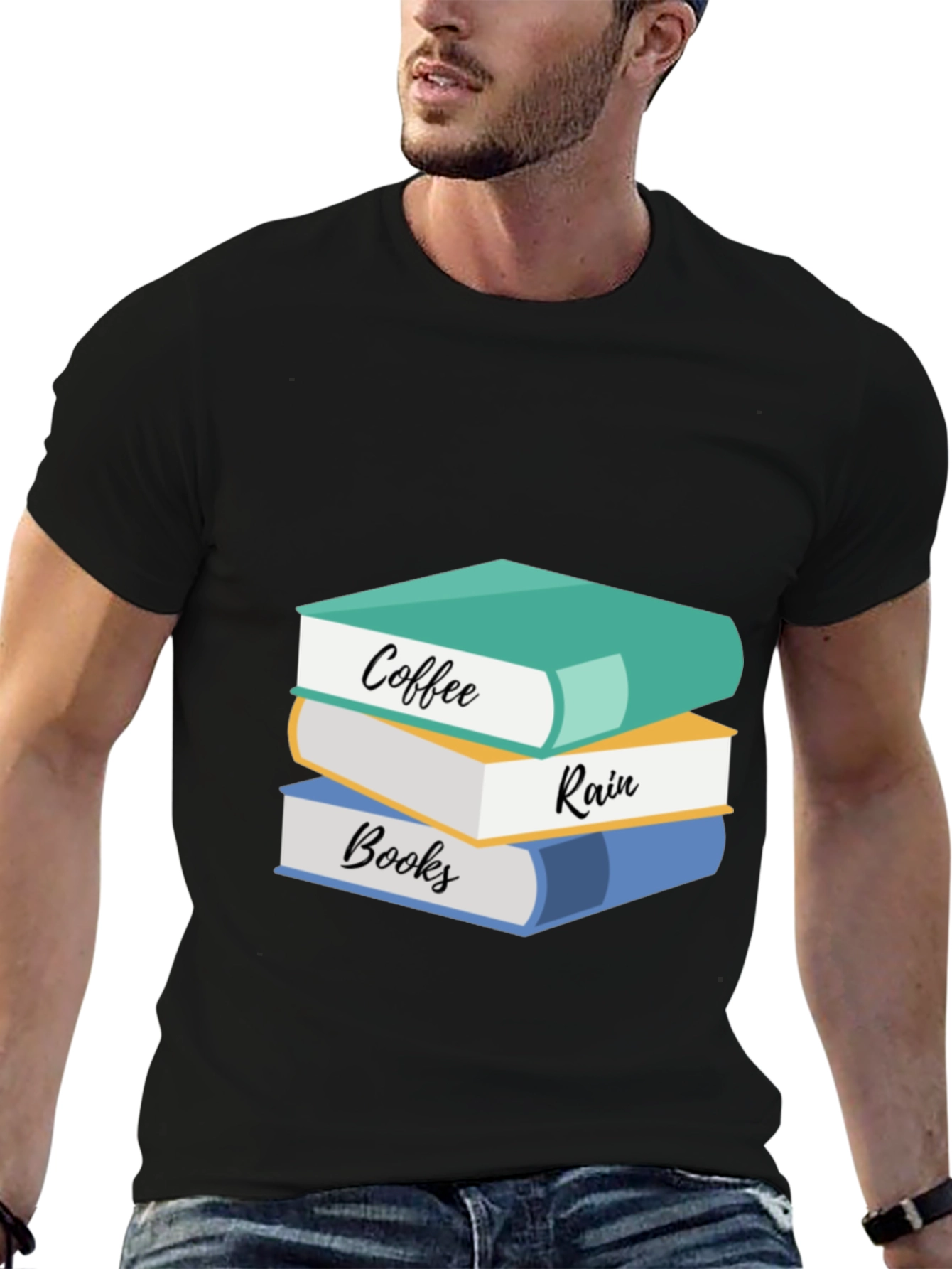 Coffee Rain Books T-Shirt: Cozy Readers Tee