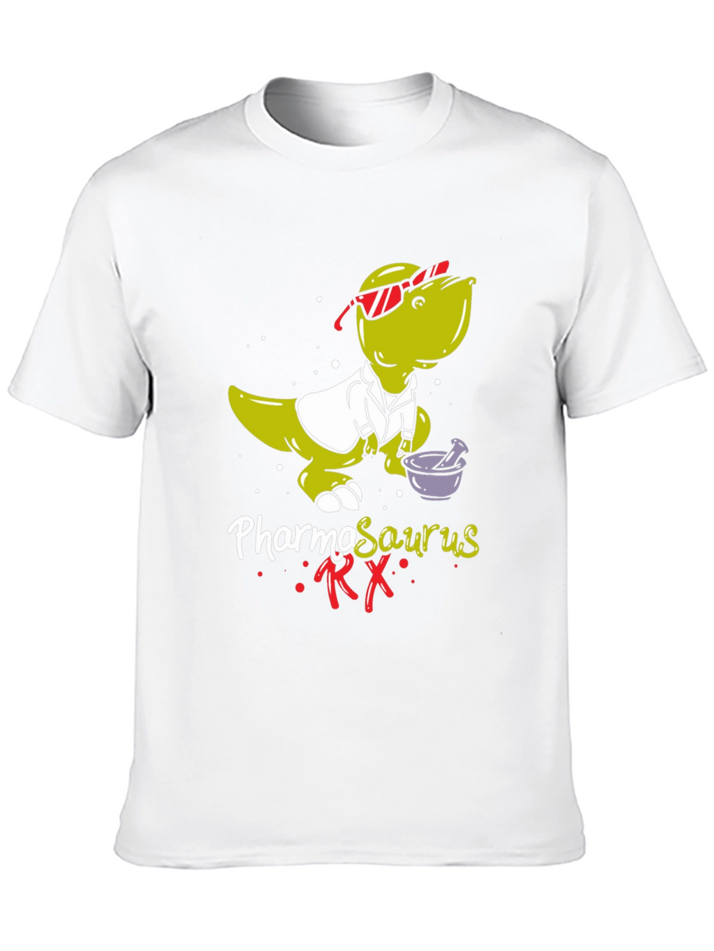 Pharmasaurus RX T-Shirt - Funny Pharmacist Dinosaur Tee