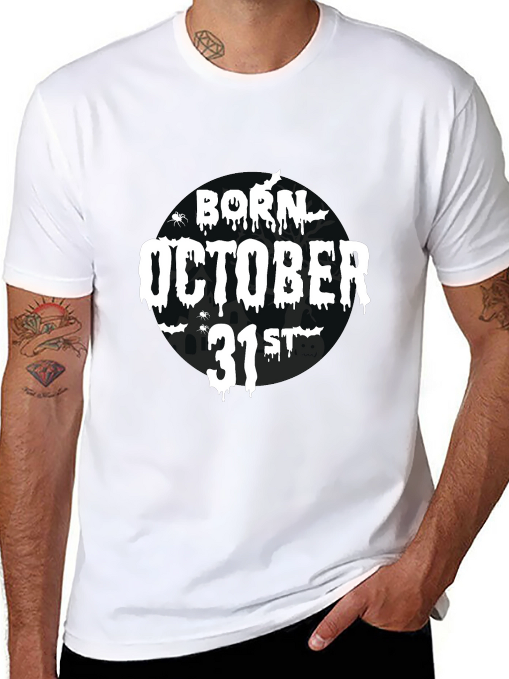 Born October 31st T-Shirt - Halloween Birthday Tee