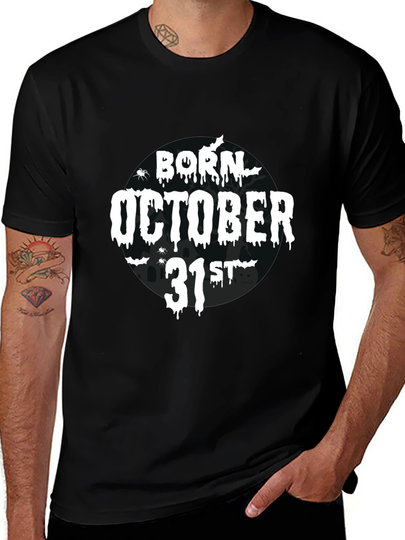 Born October 31st T-Shirt - Halloween Birthday Tee