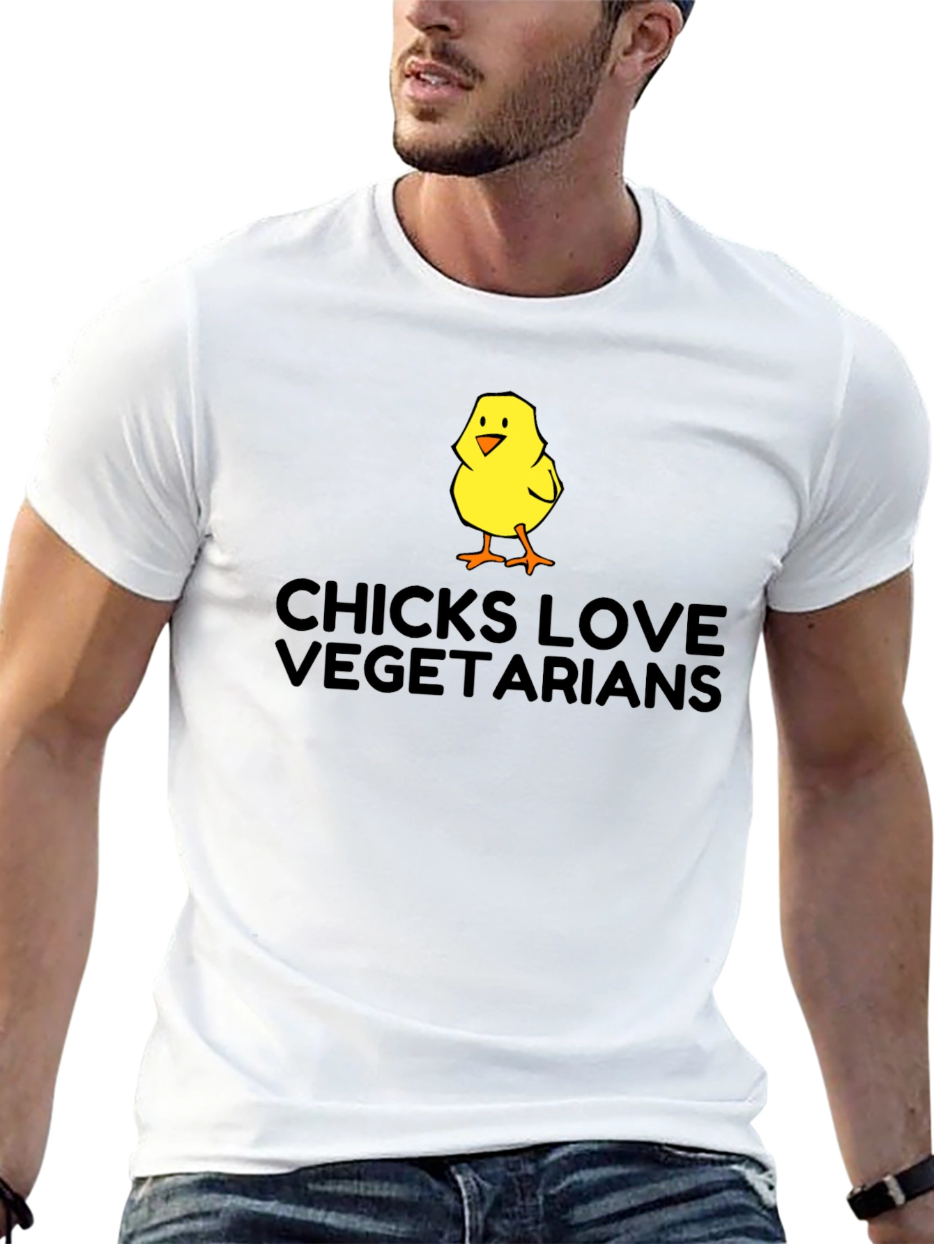 Chicks Love Vegetarians Graphic Tee
