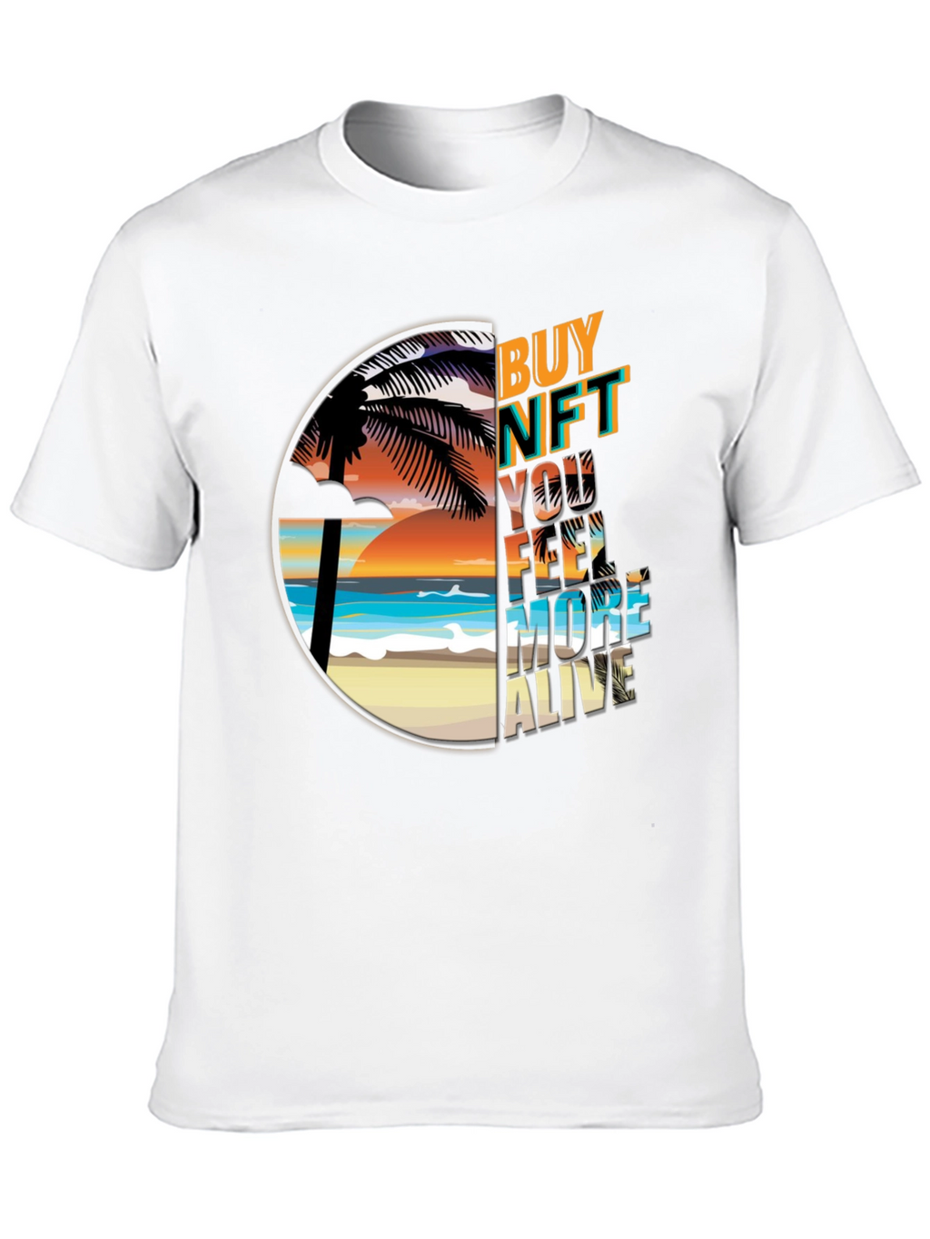 Buy NFT Feel More Alive Graphic Tee