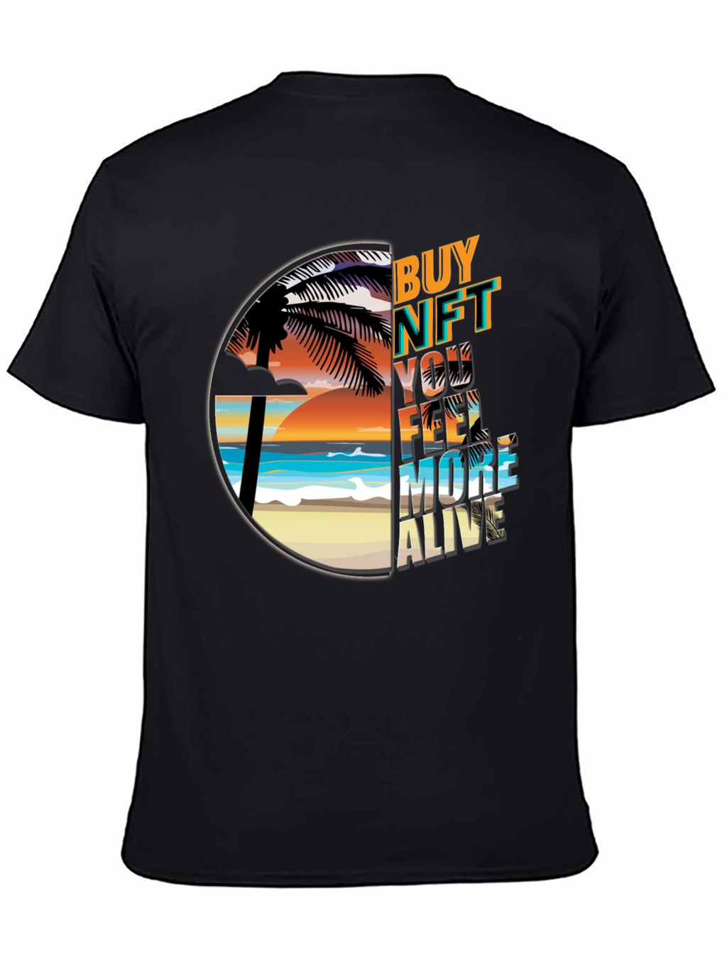 Buy NFT Feel More Alive Graphic Tee