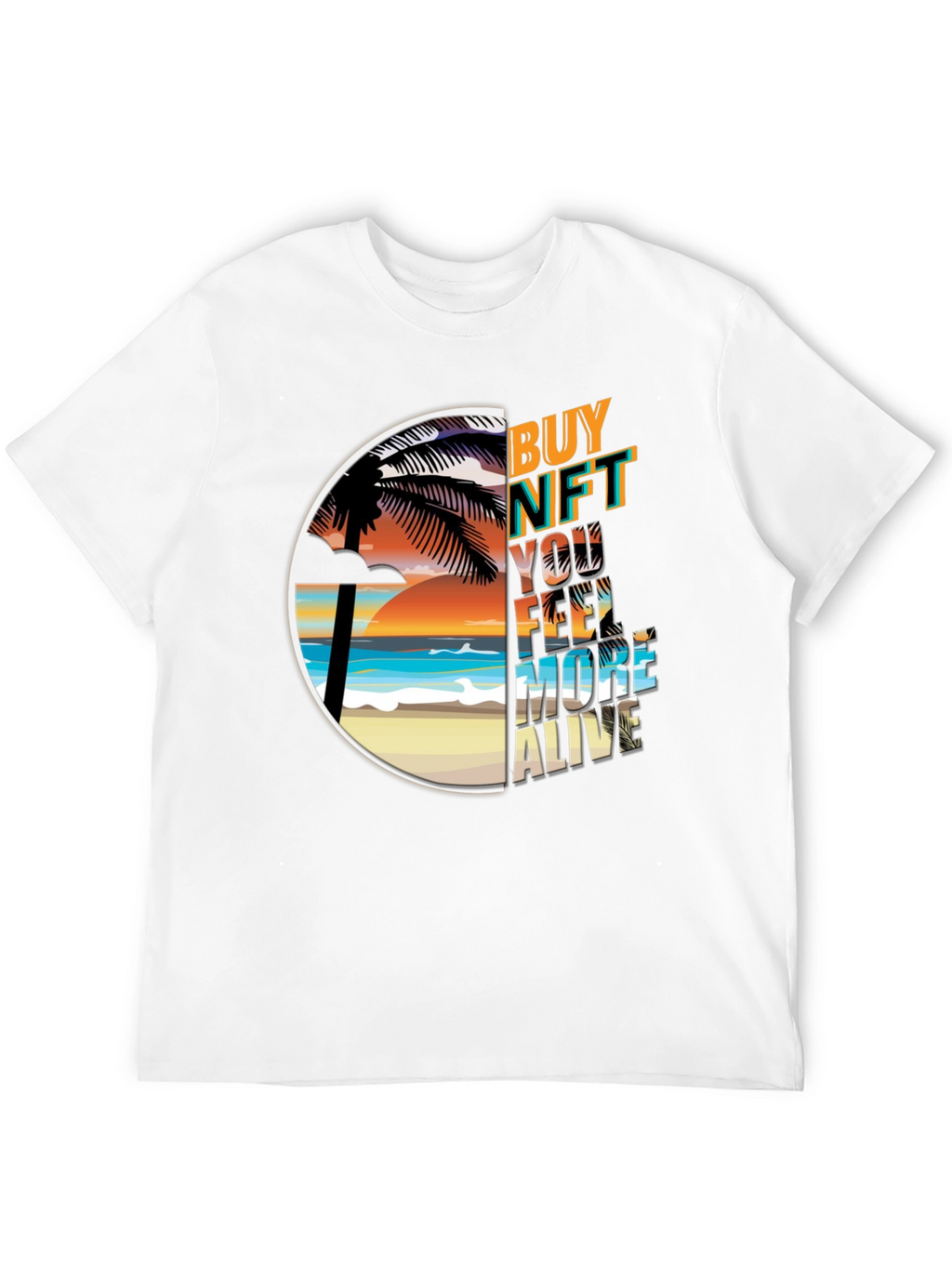 Buy NFT Feel More Alive Graphic Tee