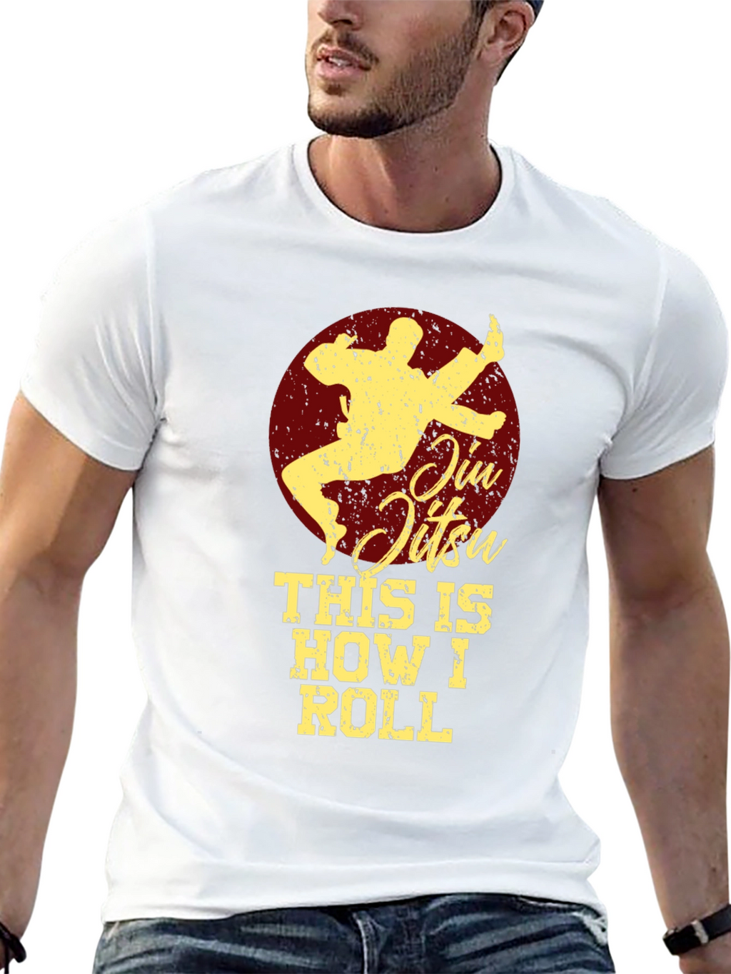 Jiu Jitsu This Is How I Roll Graphic Tee