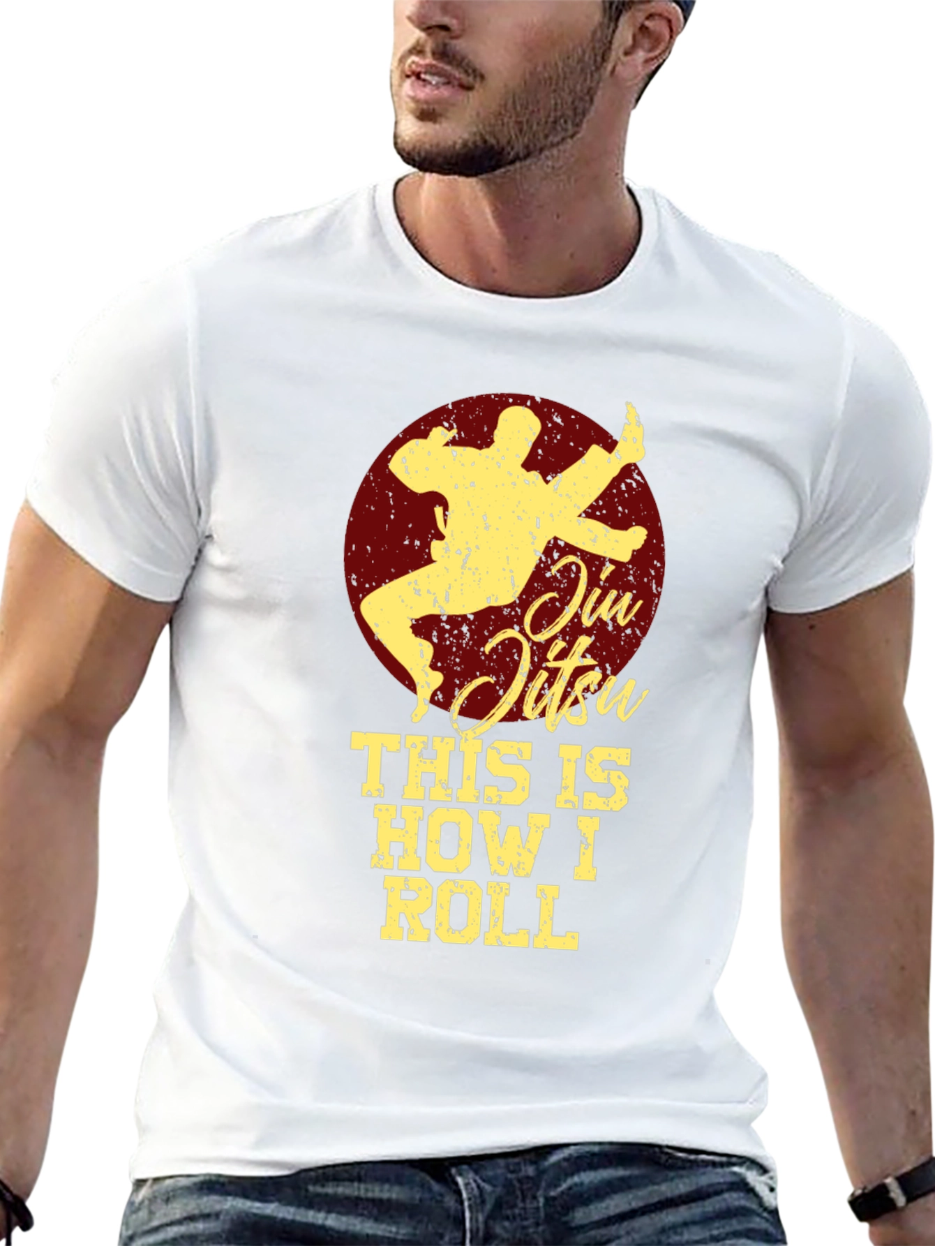 Jiu Jitsu This Is How I Roll Graphic Tee